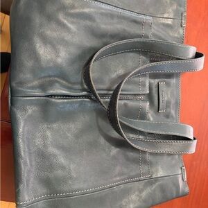 FRYE AND CO. Charcoal Leather Tote